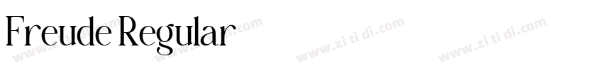 Freude Regular字体转换 Freude Regular字体转换